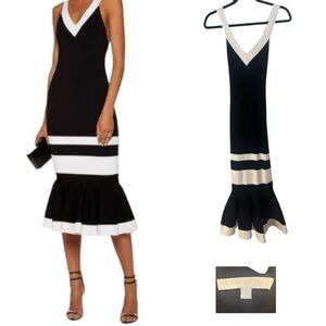 Jonathan Simkhai Fluted Body Con Dress